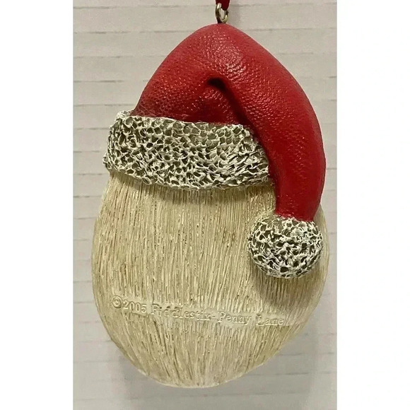 Santa Head Christmas Ornament 2005 Fiddlestix Penny Lane 4 Inch - Picture 2 of 3